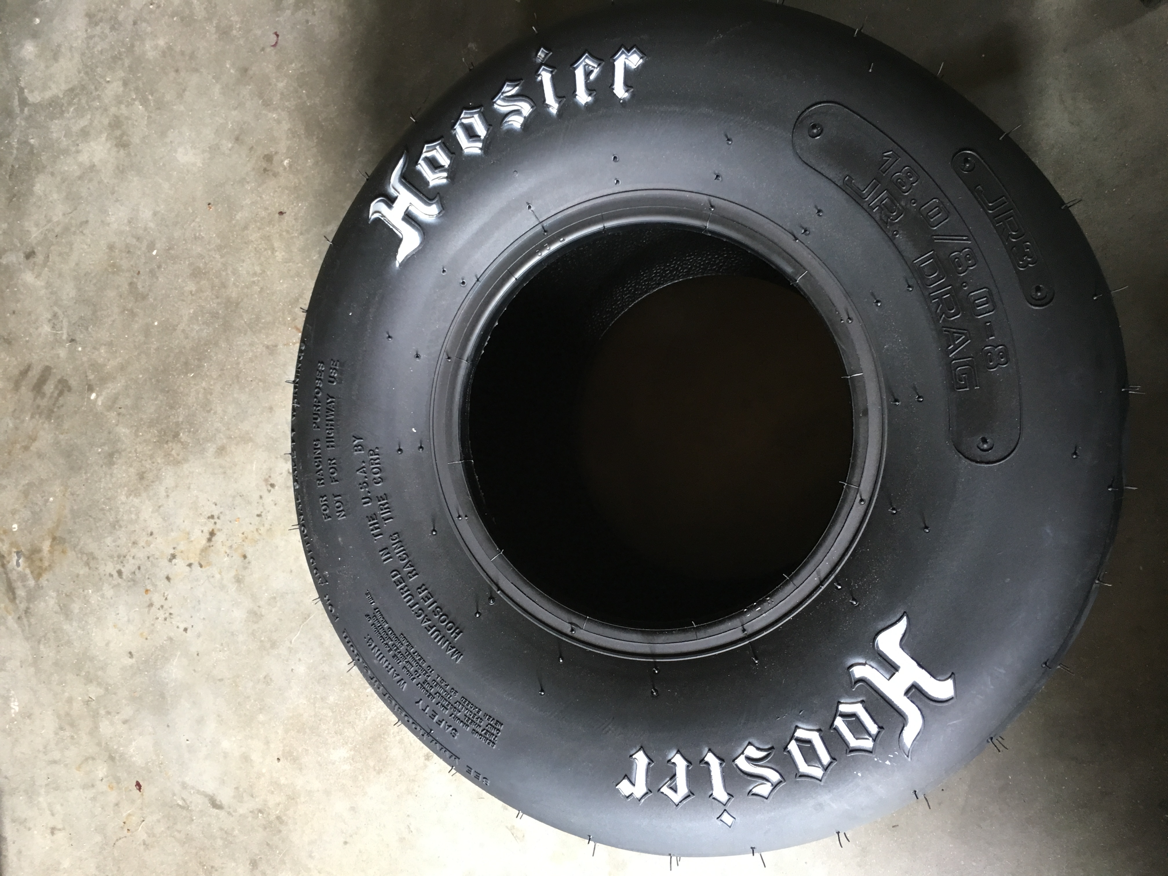 Hoosier 8 inch dragband scooter